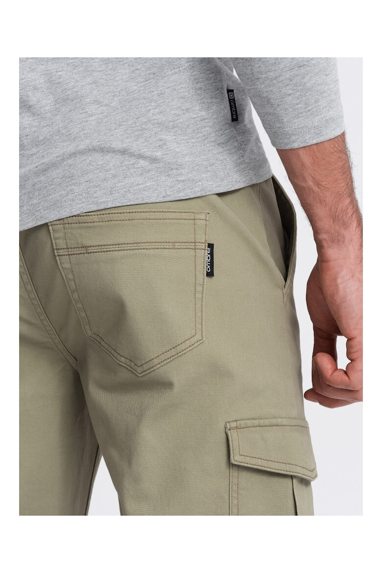 OMBRE Pantaloni lungi sport OM-PAJO-0123 Barbati Joggers Cargo - Pled.ro