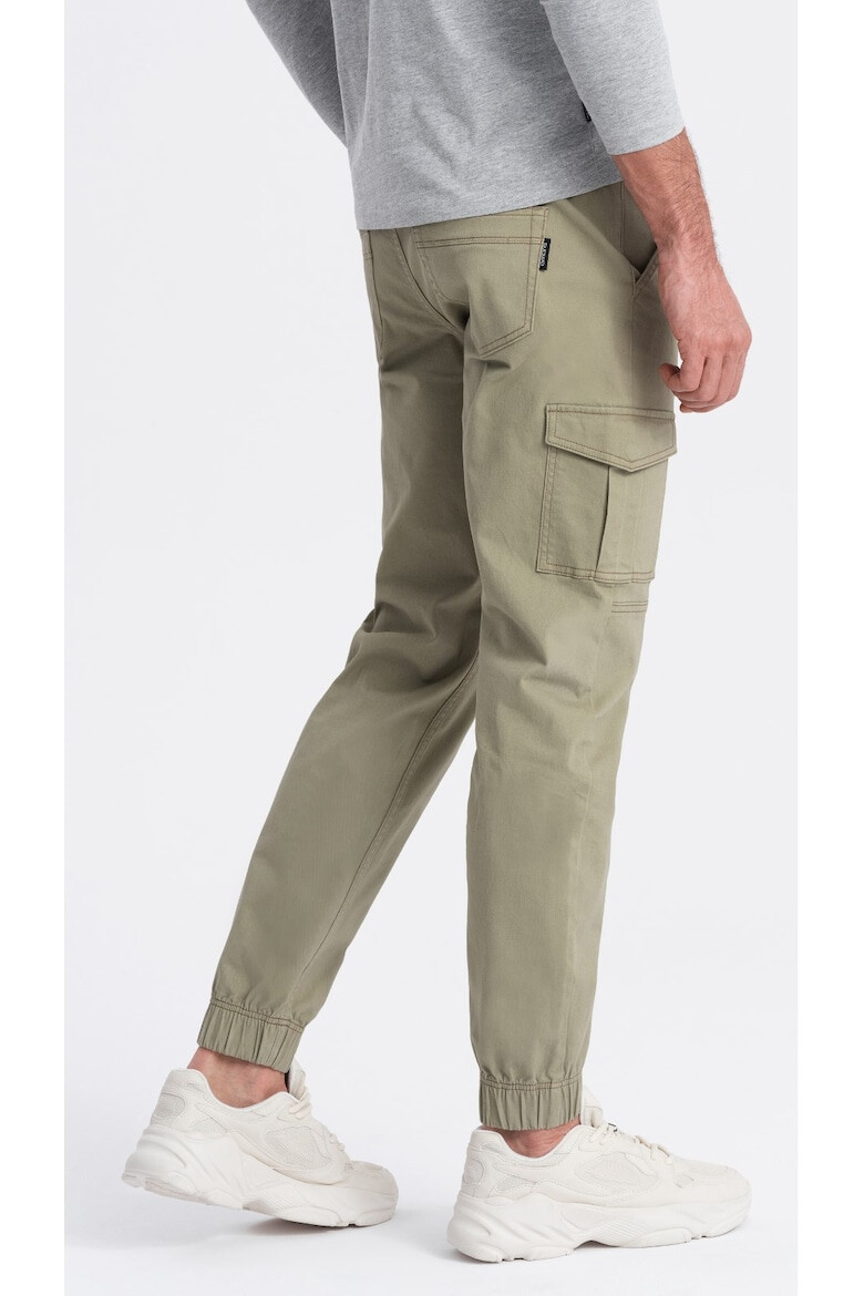 OMBRE Pantaloni lungi sport OM-PAJO-0123 Barbati Joggers Cargo - Pled.ro