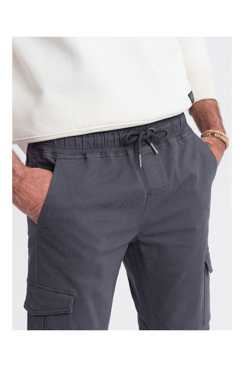 OMBRE Pantaloni lungi sport OM-PAJO-0123 Barbati Joggers Cargo - Pled.ro