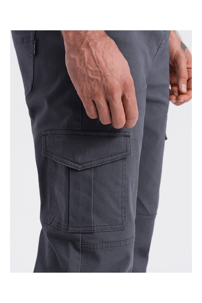 OMBRE Pantaloni lungi sport OM-PAJO-0123 Barbati Joggers Cargo - Pled.ro