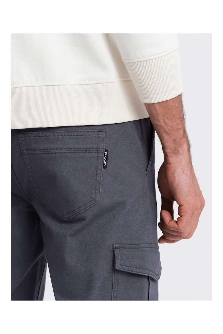 OMBRE Pantaloni lungi sport OM-PAJO-0123 Barbati Joggers Cargo - Pled.ro