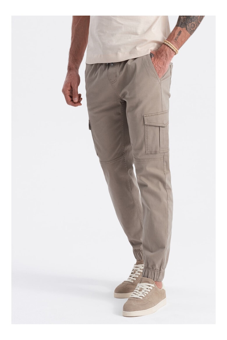 OMBRE Pantaloni lungi sport OM-PAJO-0123 Barbati Joggers Cargo - Pled.ro