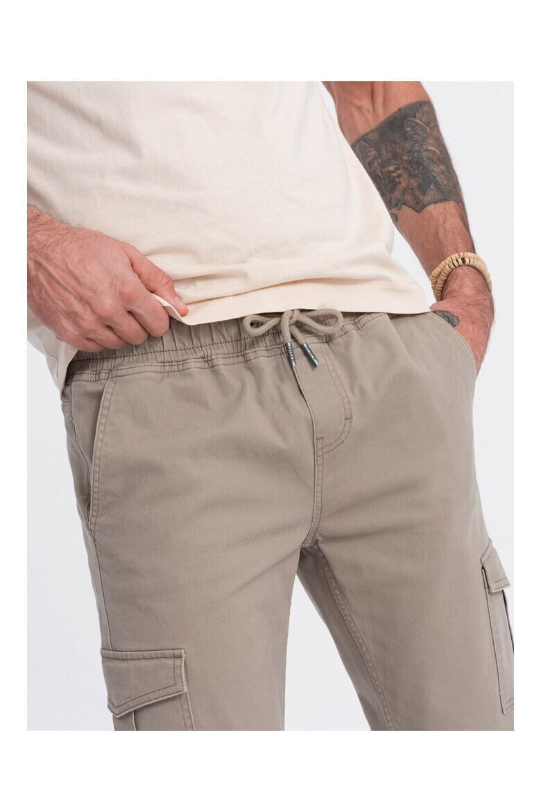 OMBRE Pantaloni lungi sport OM-PAJO-0123 Barbati Joggers Cargo - Pled.ro