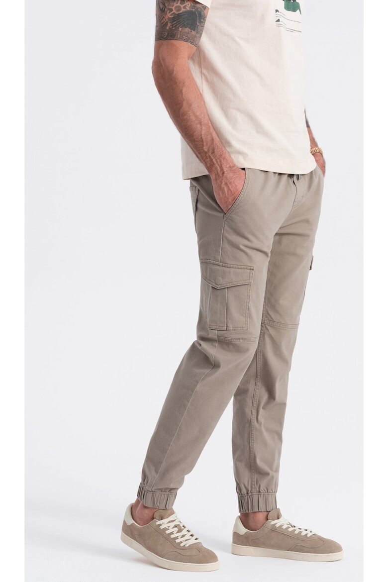 OMBRE Pantaloni lungi sport OM-PAJO-0123 Barbati Joggers Cargo - Pled.ro