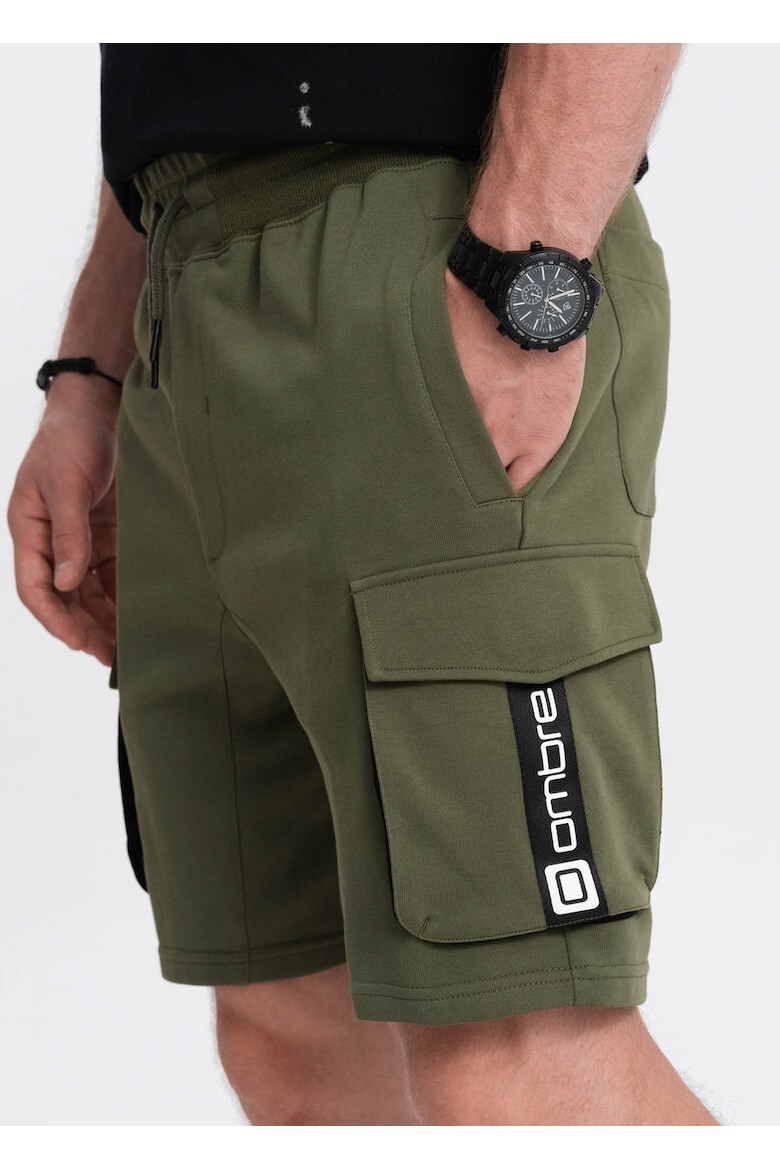 OMBRE Pantaloni scurti cu snur W528 Pentru barbati - Pled.ro