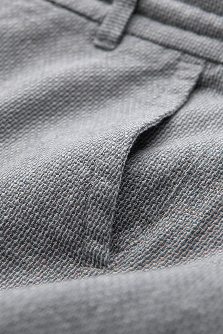 OMBRE Pantaloni scurti din amestec de in cu snur - Pled.ro