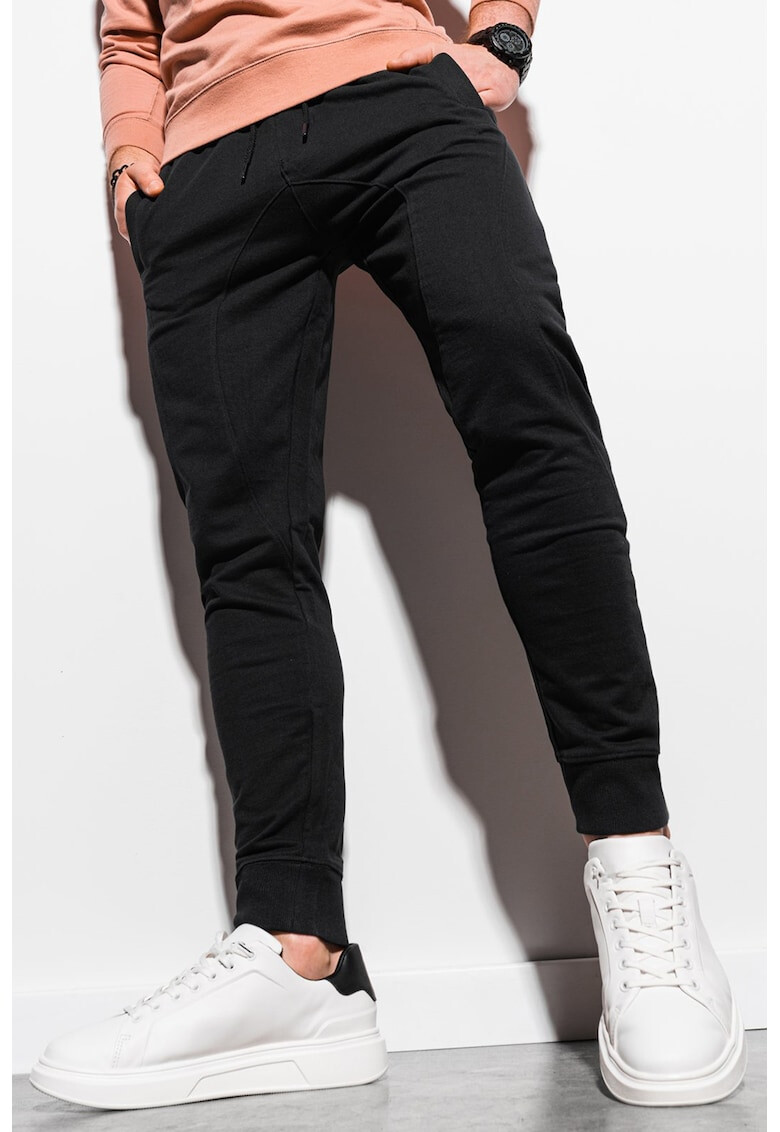 OMBRE Pantaloni sport conici cu buzunare oblice - Pled.ro