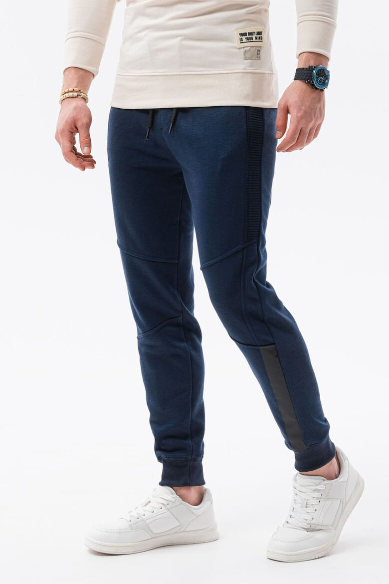 OMBRE Pantaloni sport cu buzunare cu fermoar - Pled.ro