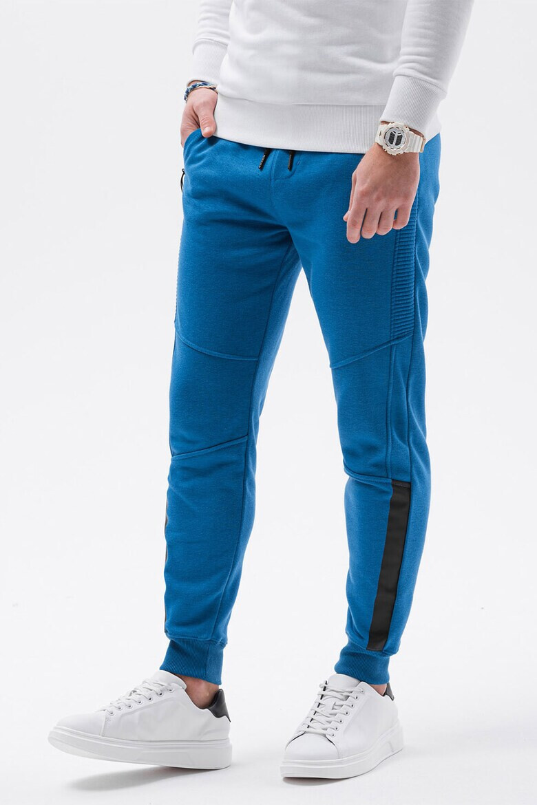 OMBRE Pantaloni sport cu buzunare cu fermoar - Pled.ro