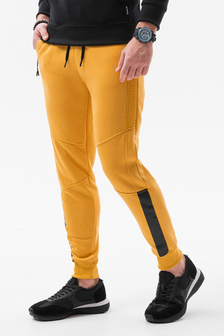 OMBRE Pantaloni sport cu buzunare cu fermoar - Pled.ro