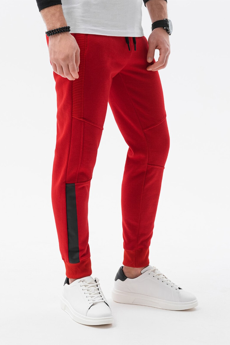 OMBRE Pantaloni sport cu buzunare cu fermoar - Pled.ro