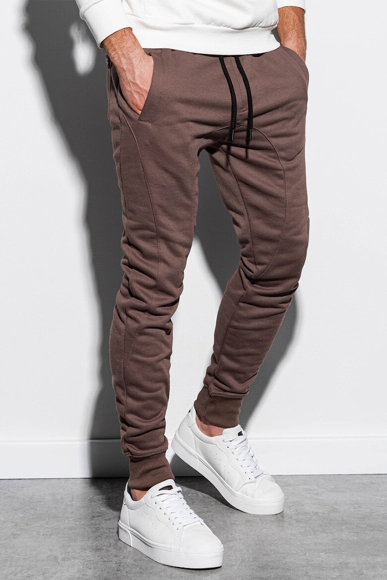 OMBRE Pantaloni sport cu cusaturi accentuate - Pled.ro