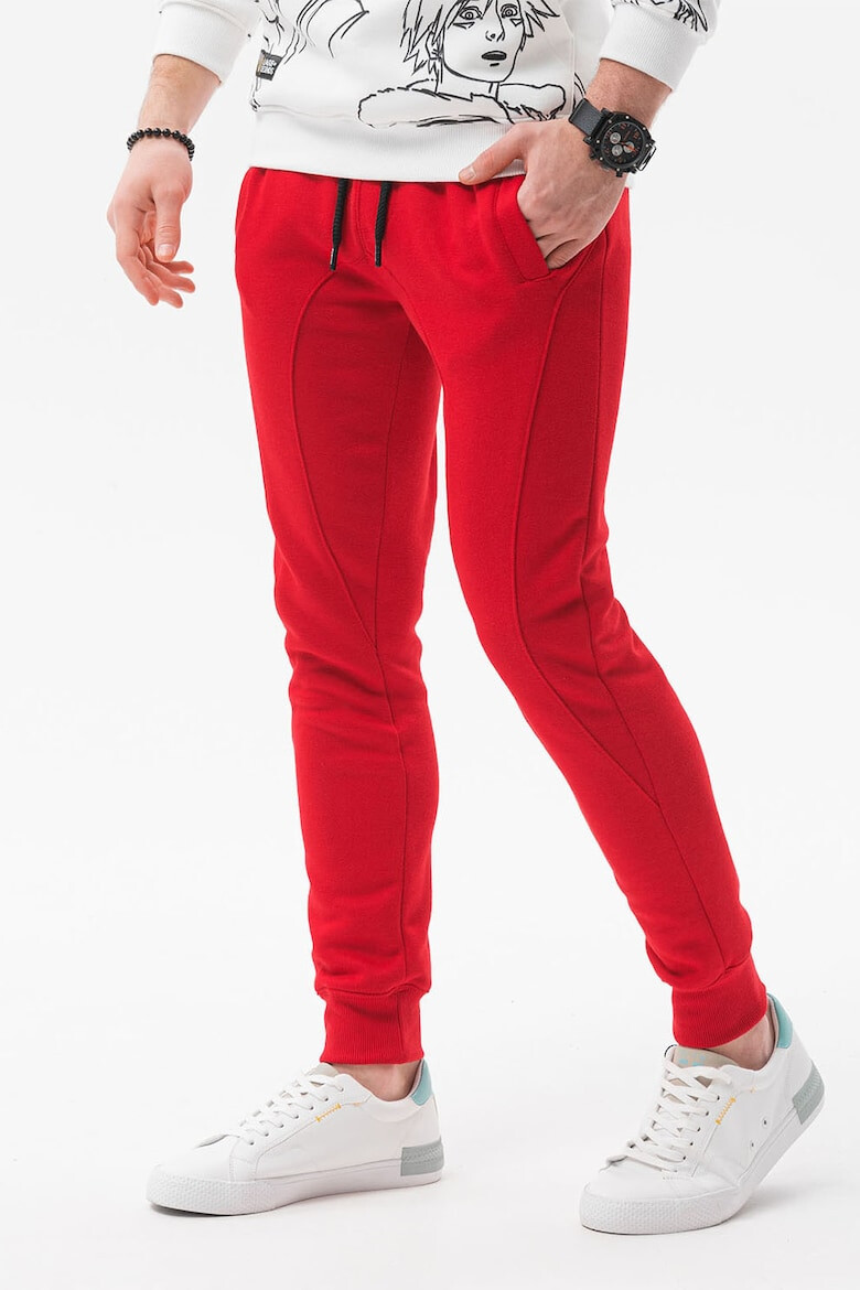 OMBRE Pantaloni sport cu cusaturi accentuate - Pled.ro