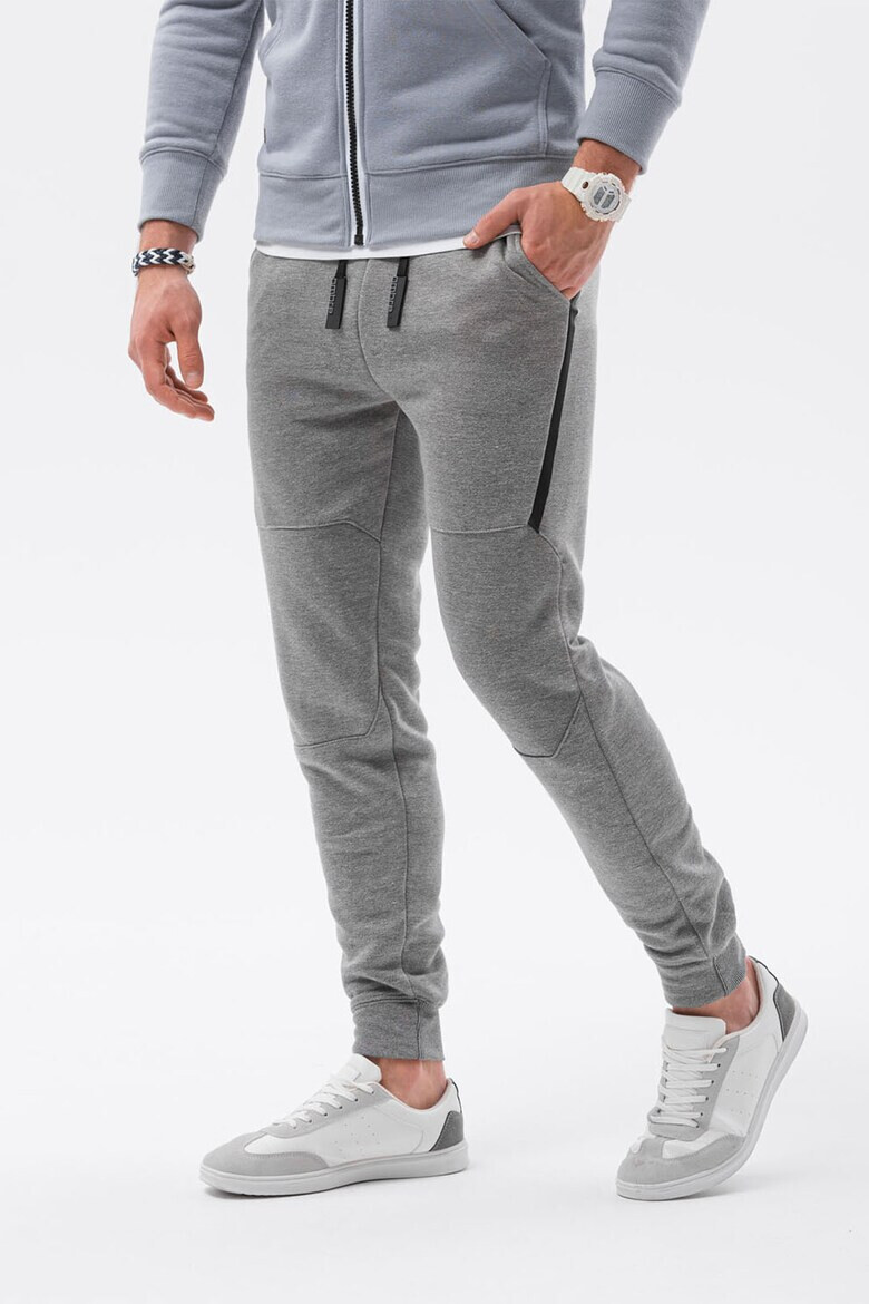 OMBRE Pantaloni sport cu detalii contrastante - Pled.ro