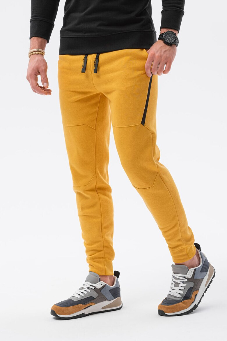 OMBRE Pantaloni sport cu detalii contrastante - Pled.ro