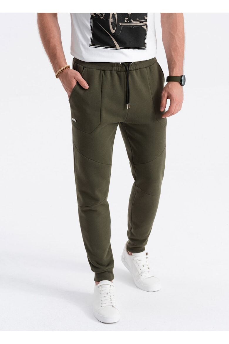 OMBRE Pantaloni sport din amestec de bumbac OM-PASK-22FW-008 - Pled.ro