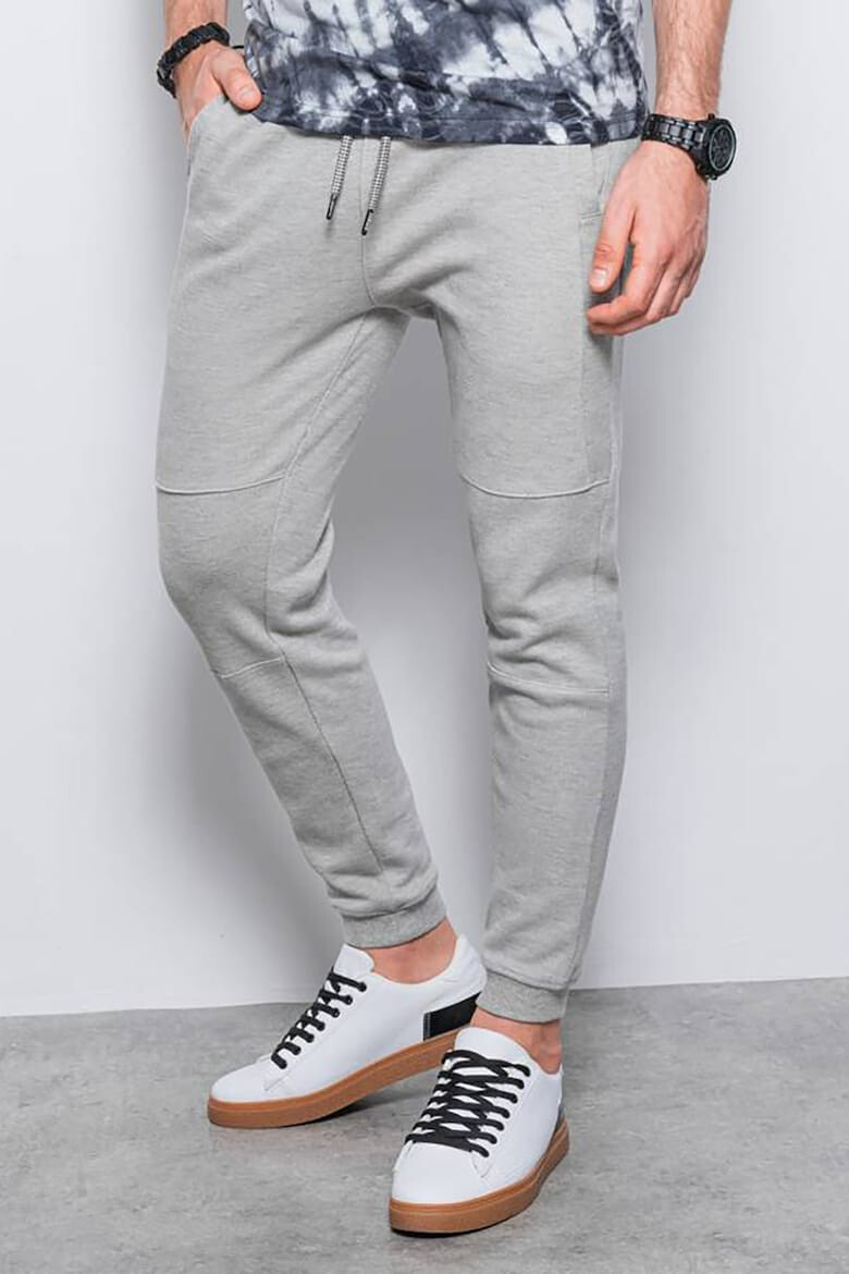 OMBRE Pantaloni sport din bumbac cu buzunare laterale - Pled.ro