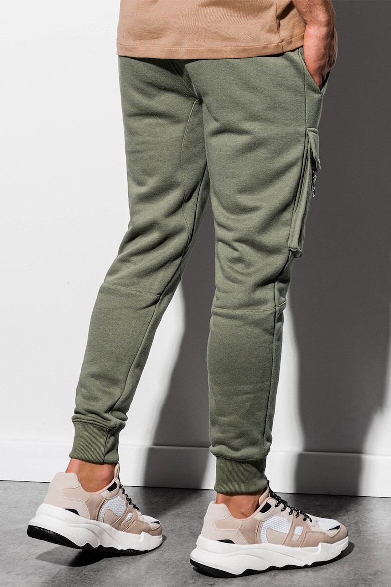 OMBRE Pantaloni sport jogger cu snur de ajustare - Pled.ro