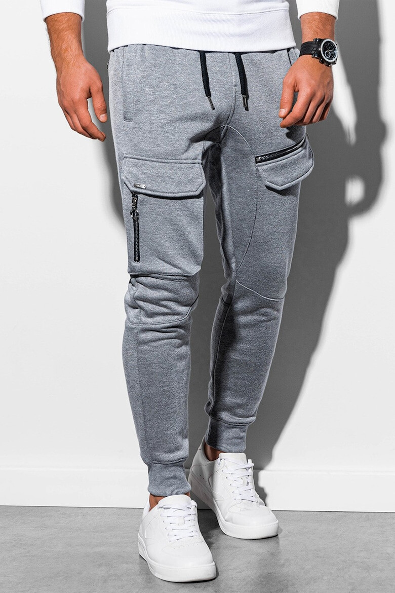 OMBRE Pantaloni sport jogger cu snur de ajustare - Pled.ro