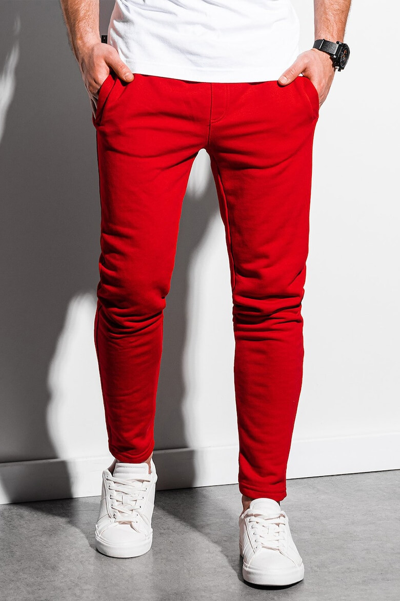 OMBRE Pantaloni sport slim fit cu croiala conica - Pled.ro