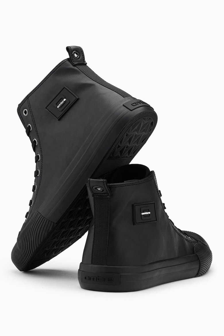 OMBRE Pantofi sport de piele ecologica cu sireturi - Pled.ro