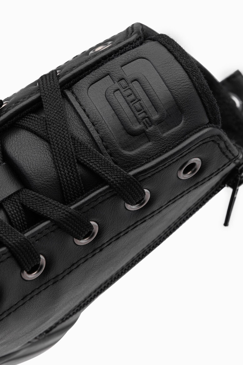 OMBRE Pantofi sport de piele ecologica cu sireturi - Pled.ro