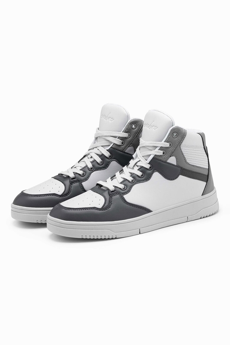 OMBRE Pantofi sport high-top de piele ecologica - Pled.ro