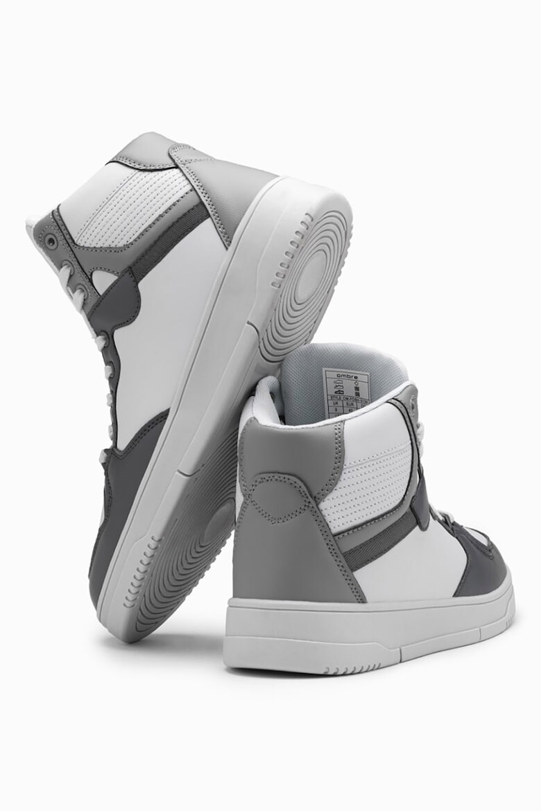 OMBRE Pantofi sport high-top de piele ecologica - Pled.ro