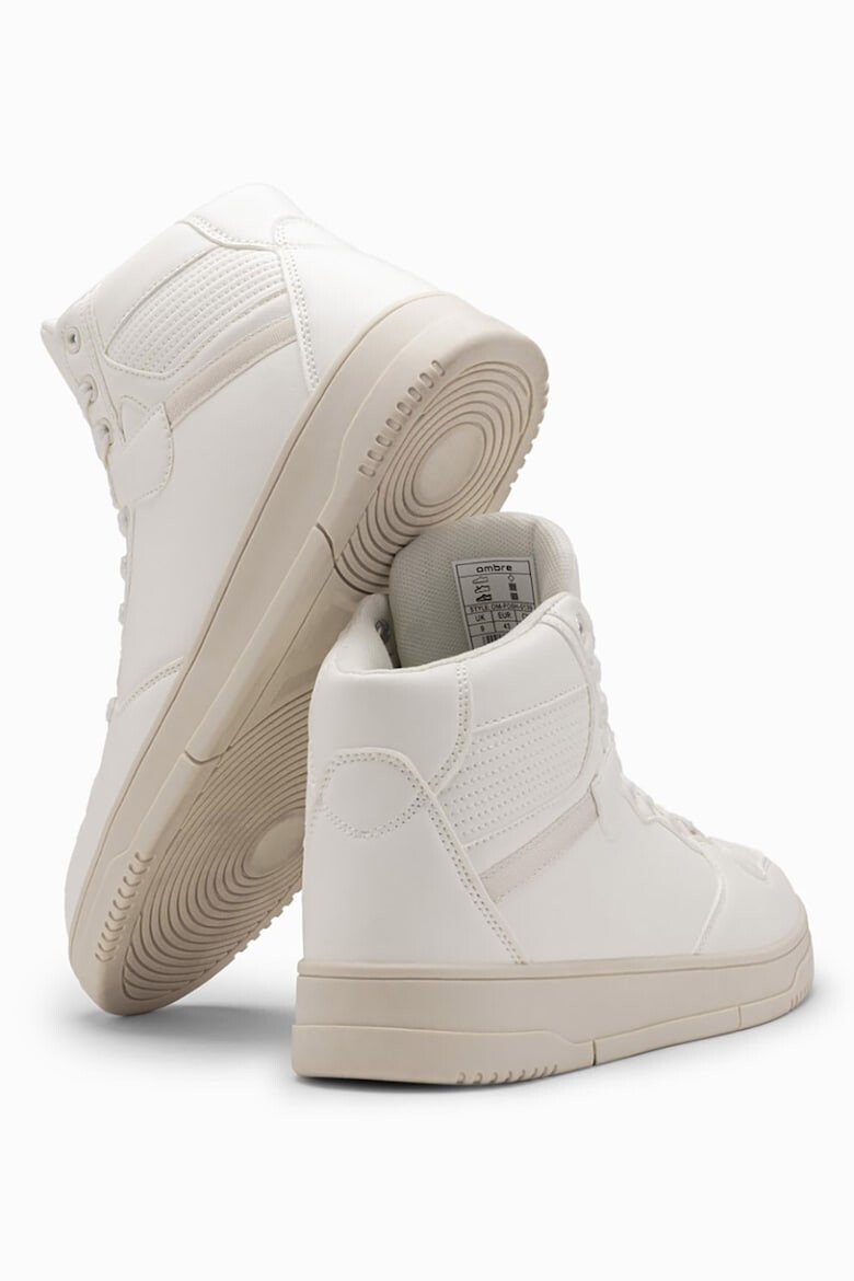 OMBRE Pantofi sport high-top de piele ecologica - Pled.ro