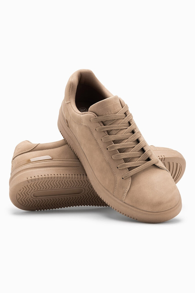 OMBRE Pantofi sport low-cut de piele ecologica - Pled.ro