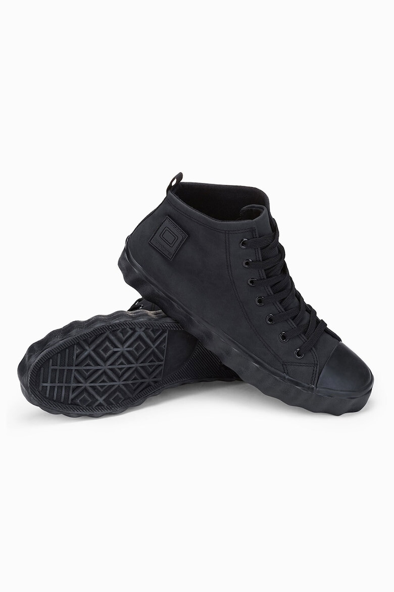 OMBRE Pantofi sport mid-cut din piele intoarsa ecologica - Pled.ro