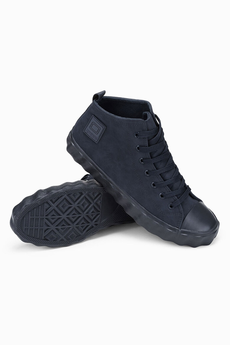 OMBRE Pantofi sport mid-cut din piele intoarsa ecologica - Pled.ro