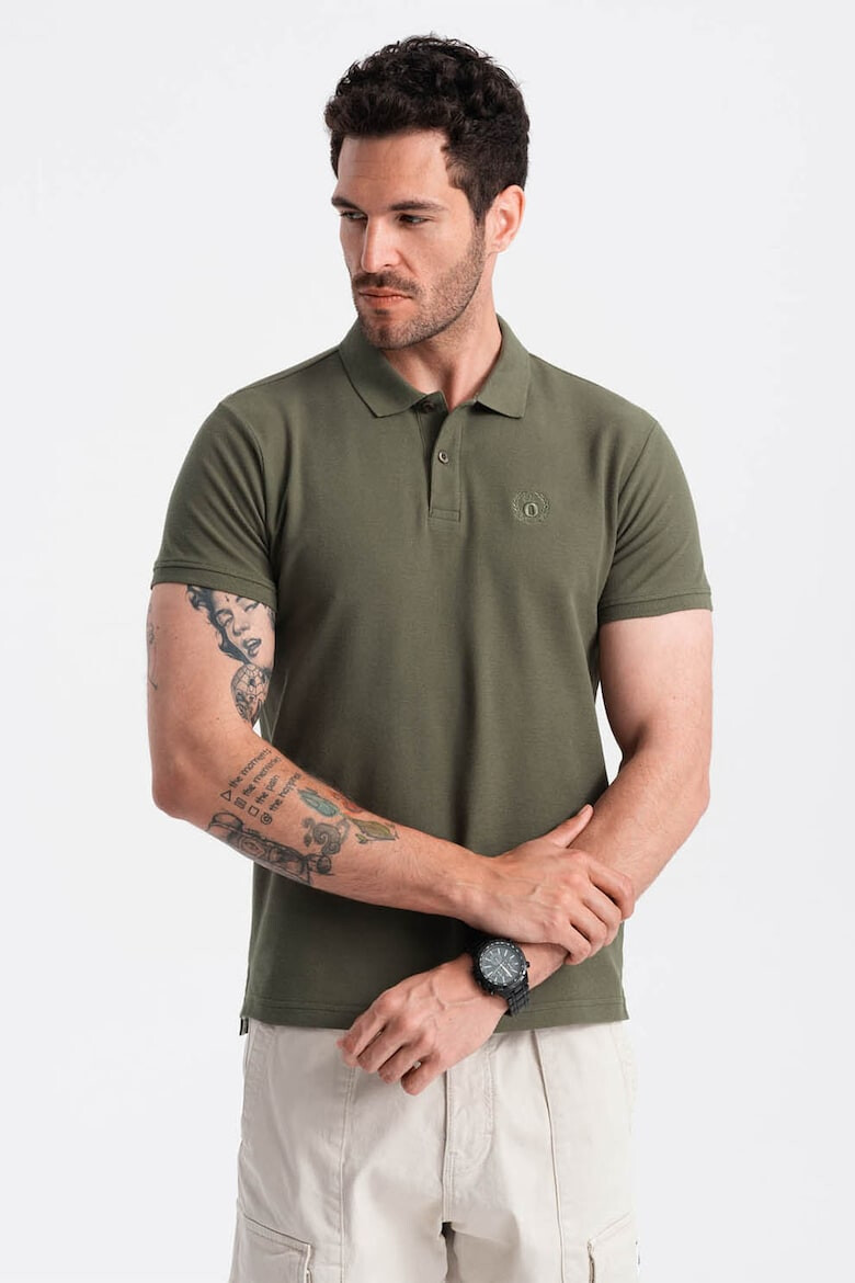 OMBRE Tricou polo cu model uni - Pled.ro