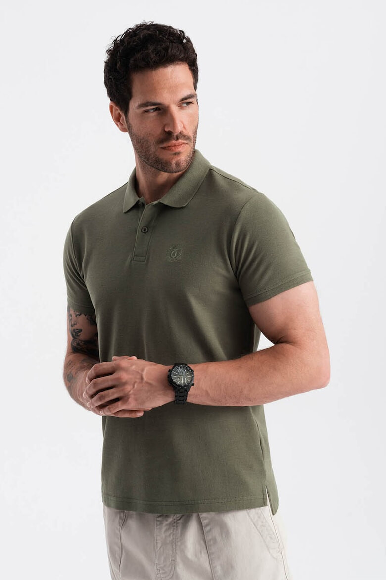 OMBRE Tricou polo cu model uni - Pled.ro