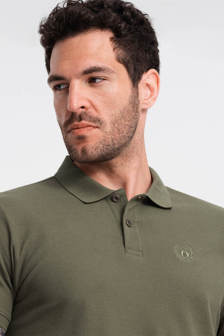 OMBRE Tricou polo cu model uni - Pled.ro