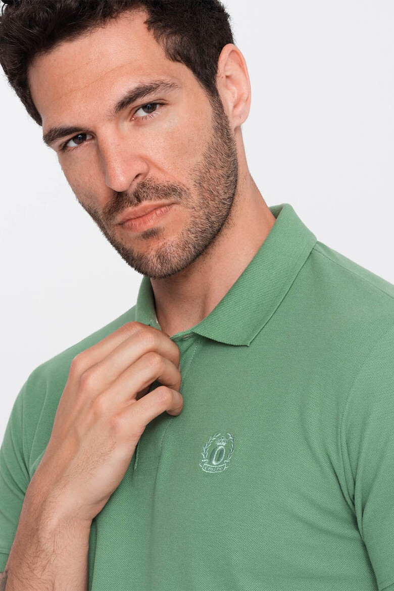 OMBRE Tricou polo cu model uni - Pled.ro