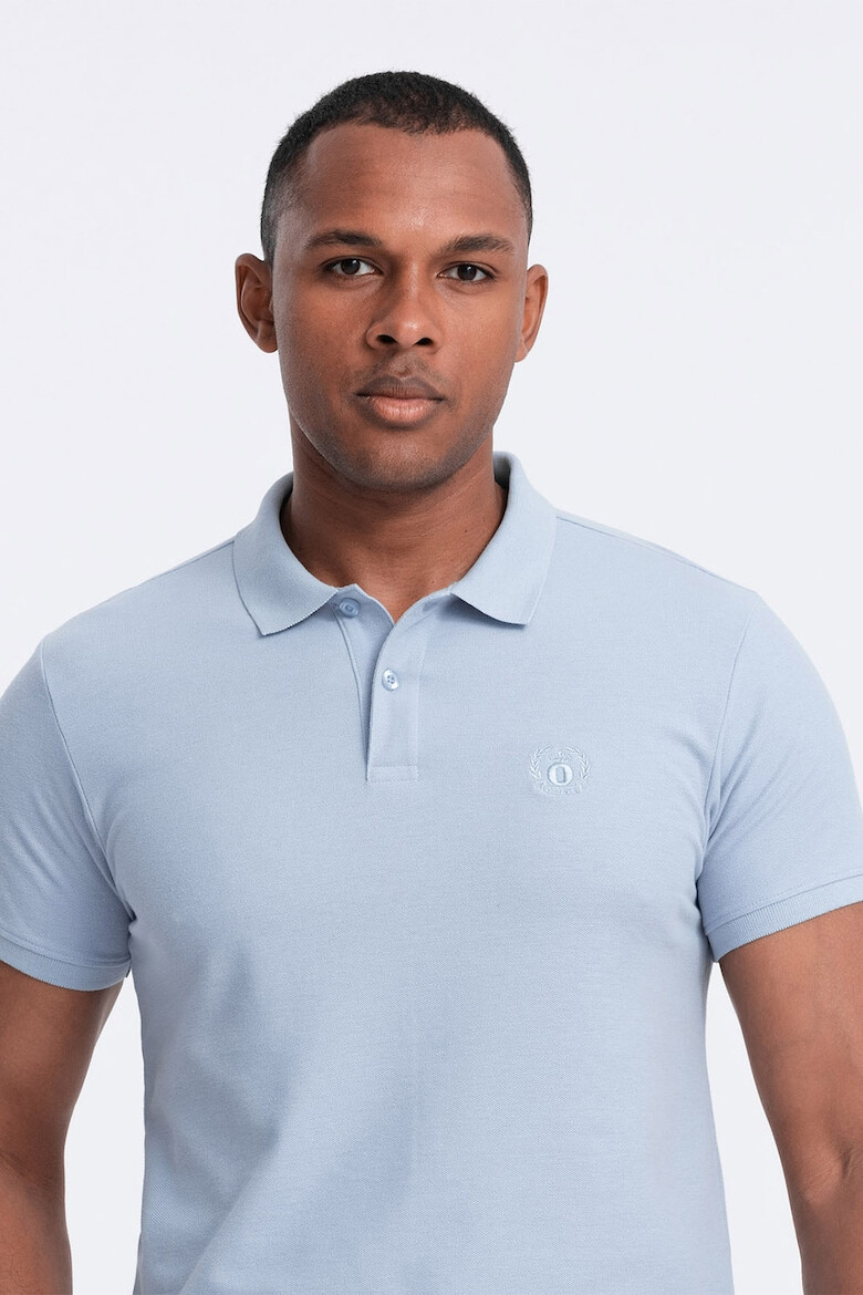 OMBRE Tricou polo cu model uni - Pled.ro