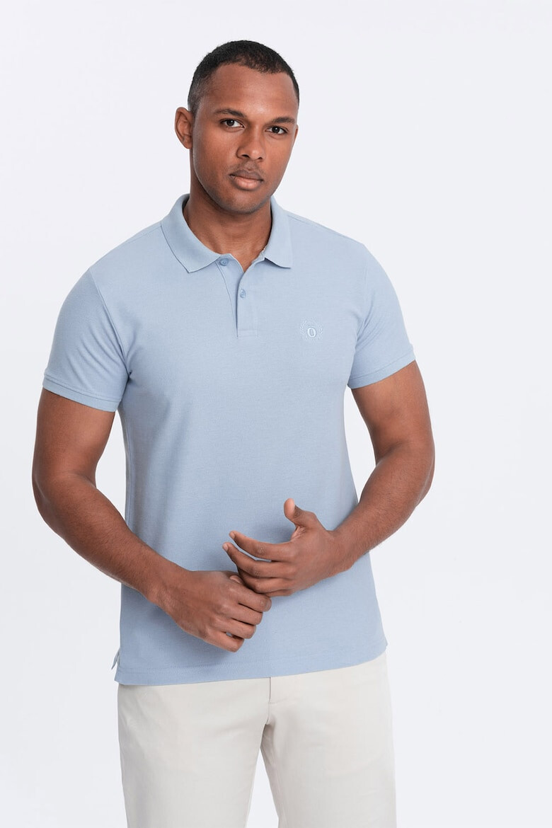 OMBRE Tricou polo cu model uni - Pled.ro