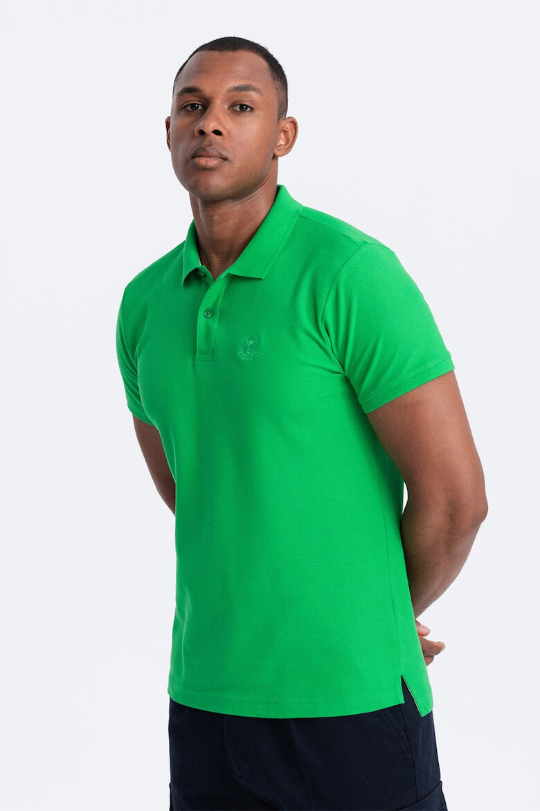 OMBRE Tricou polo cu model uni - Pled.ro