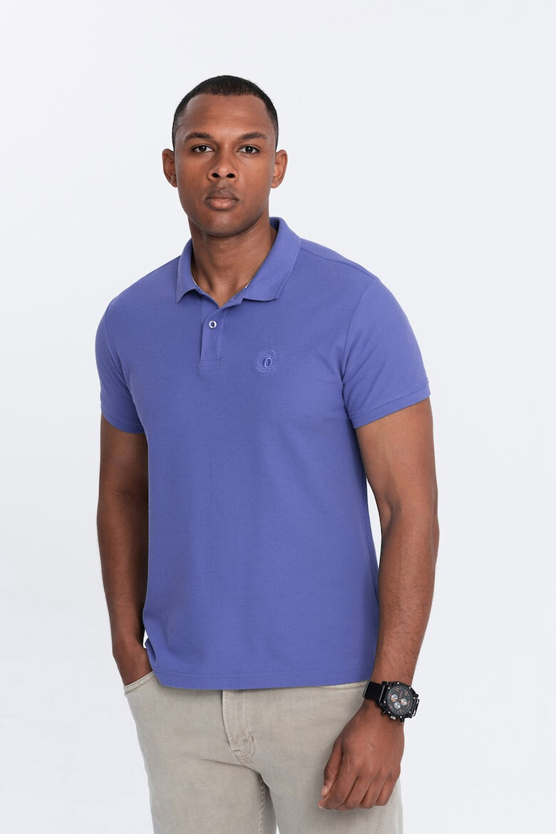 OMBRE Tricou polo cu model uni - Pled.ro