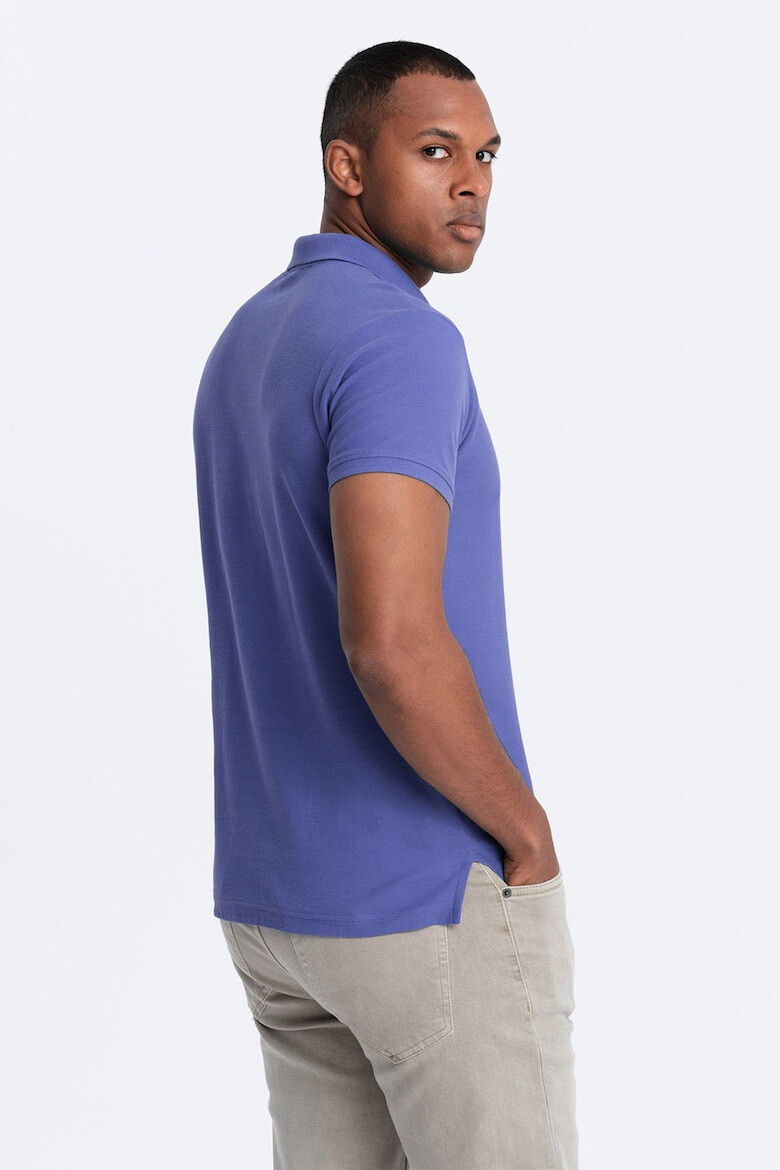 OMBRE Tricou polo cu model uni - Pled.ro