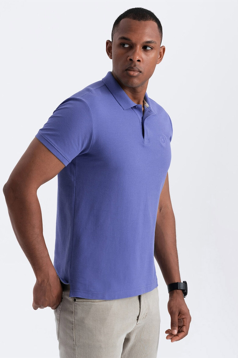 OMBRE Tricou polo cu model uni - Pled.ro