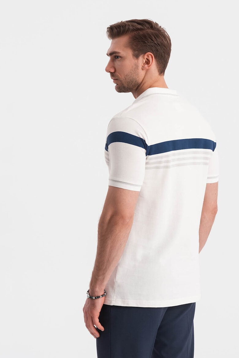 OMBRE Tricou polo de bumbac - Pled.ro