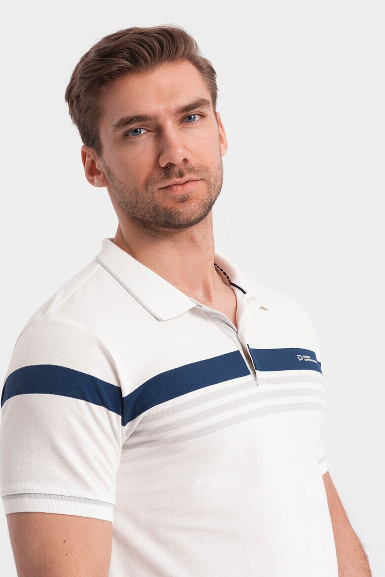 OMBRE Tricou polo de bumbac - Pled.ro