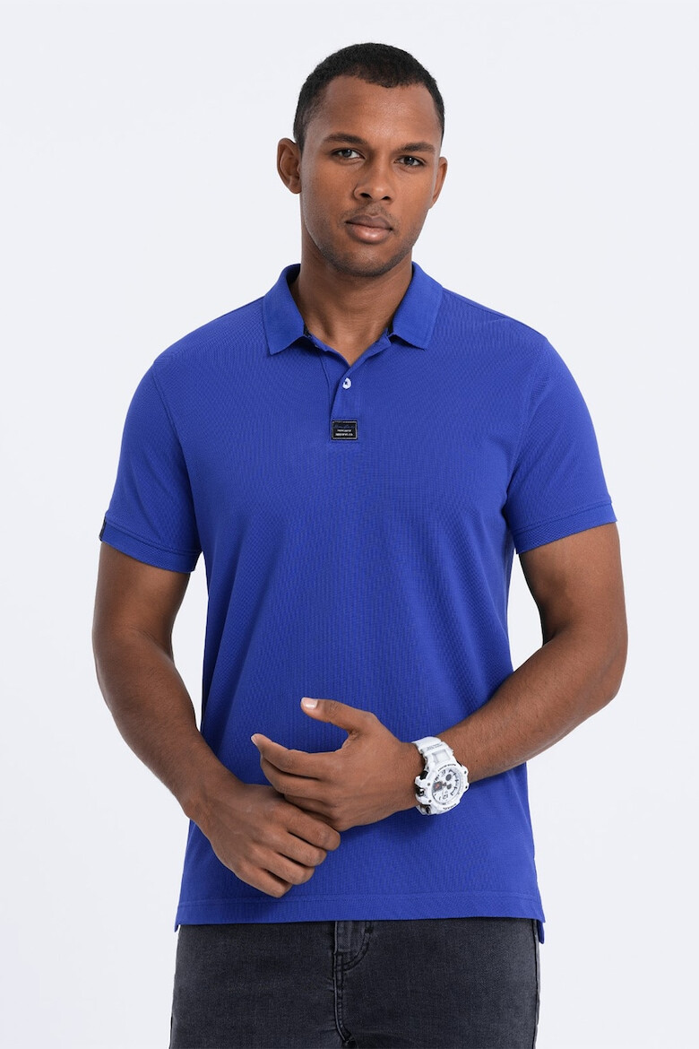 OMBRE Tricou polo uni de bumbac - Pled.ro