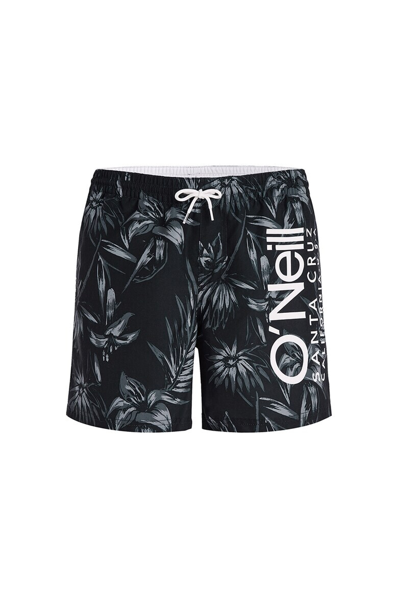 O'Neill Pantaloni scurti de baie cu talie medie si model Cali Floral 16'' - Pled.ro