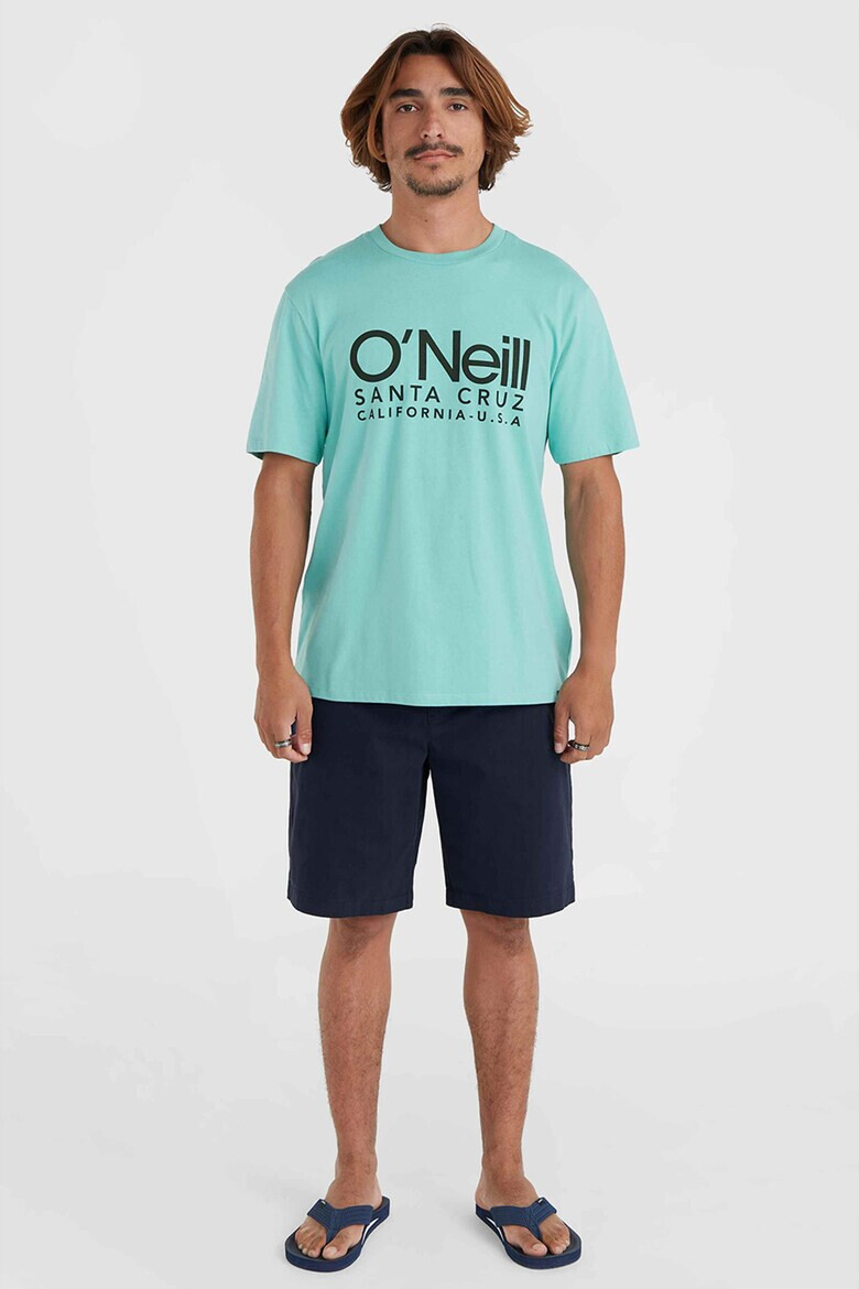 O'Neill Tricou cu decolteu la baza gatului si imprimeu logo - Pled.ro