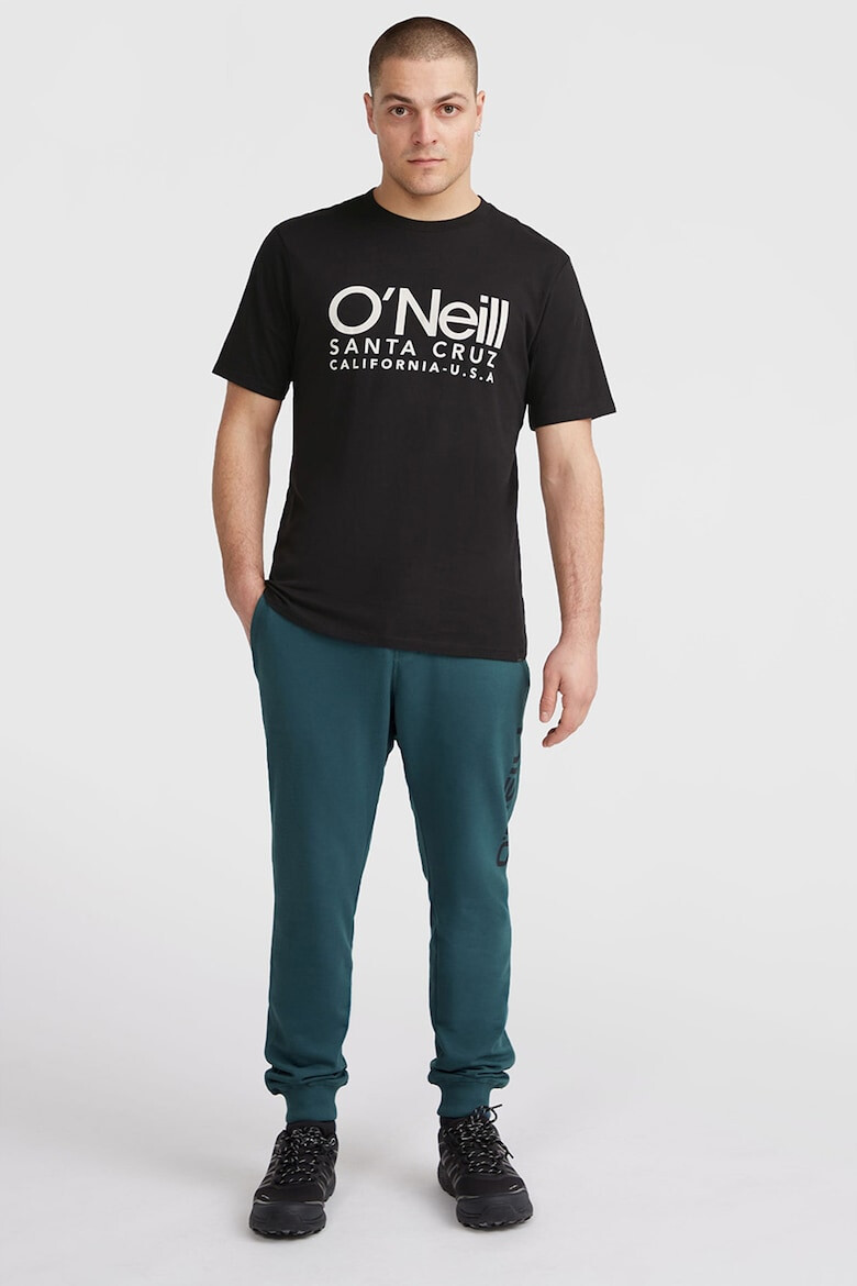 O'Neill Tricou de bumbac cu decolteu la baza gatului si imprimeu logo - Pled.ro