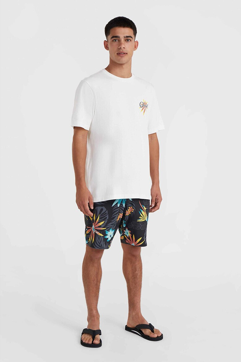 O'Neill Tricou de plaja cu imprimeu logo si tropical - Pled.ro