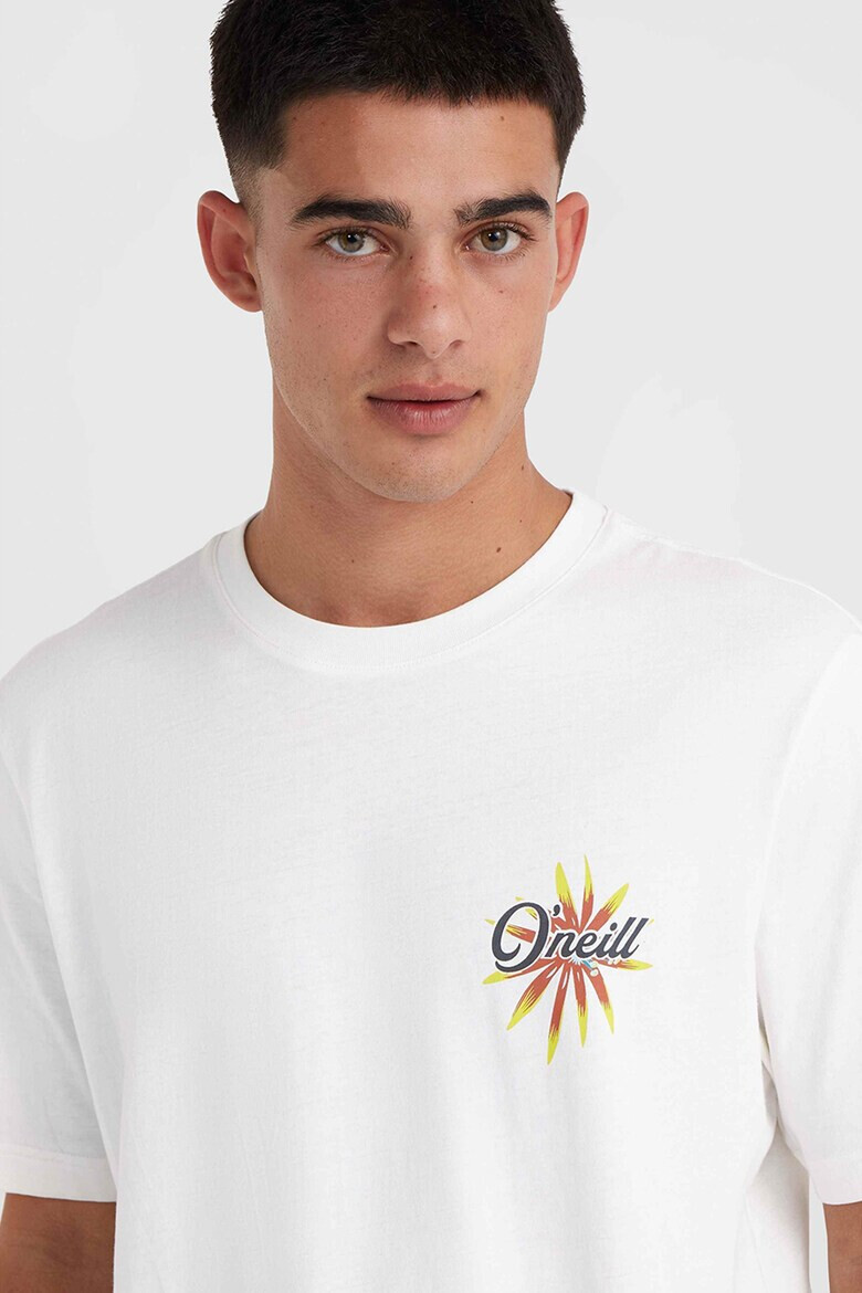 O'Neill Tricou de plaja cu imprimeu logo si tropical - Pled.ro